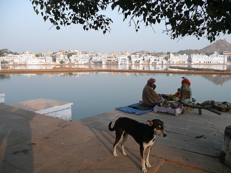 P1060585- Pushkar au petit matin.JPG - Pushkar au petit matin